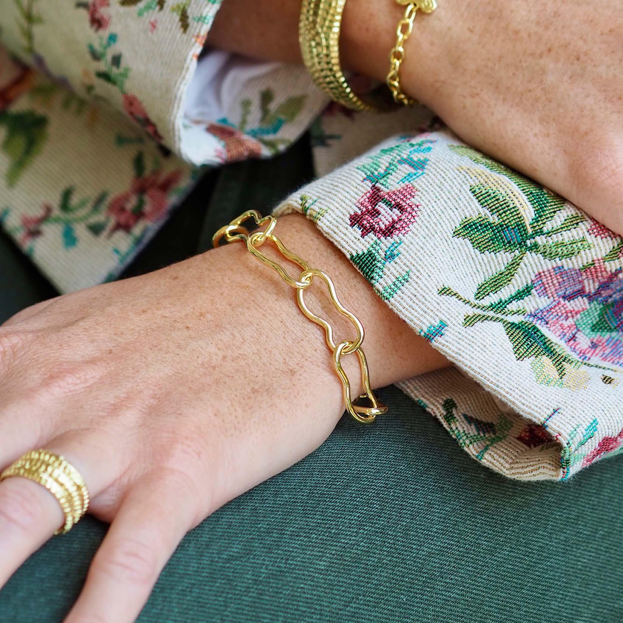 Goldbug Collection Peanut Link Bracelet