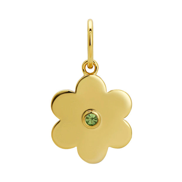 Goldbug Collection August Birthday Daisy Charm
