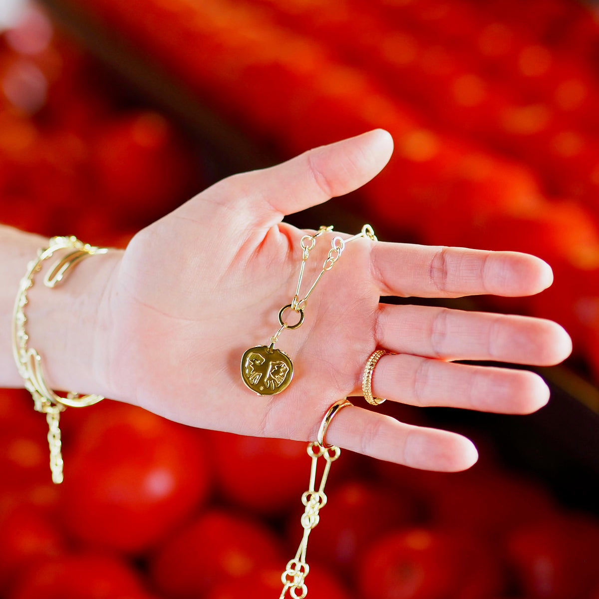 Goldbug Collection Tomato Charm