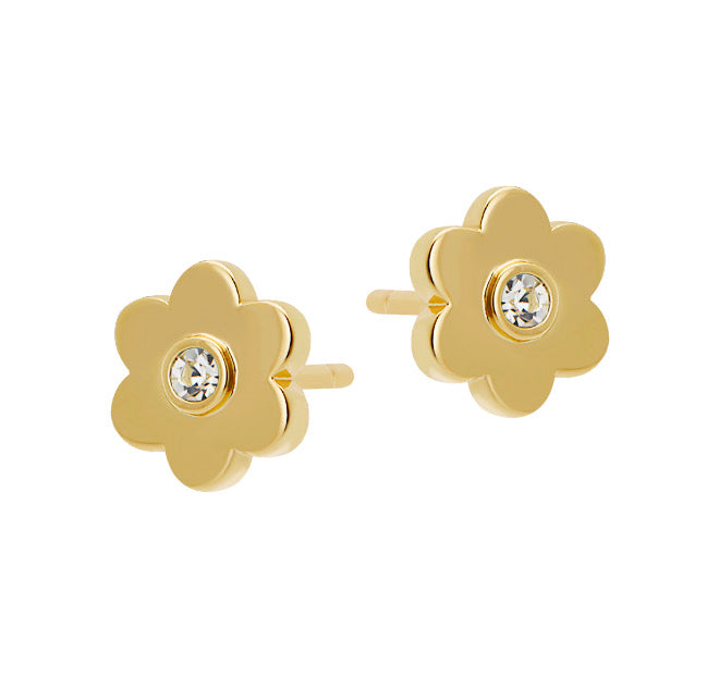 Goldbug Collection CZ Daisy Stud Earrings