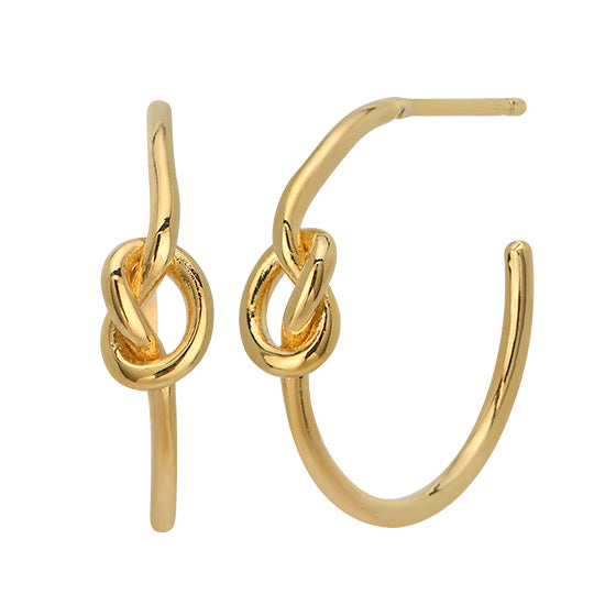 Goldbug Collection Tie the Knot Hoop Earrings