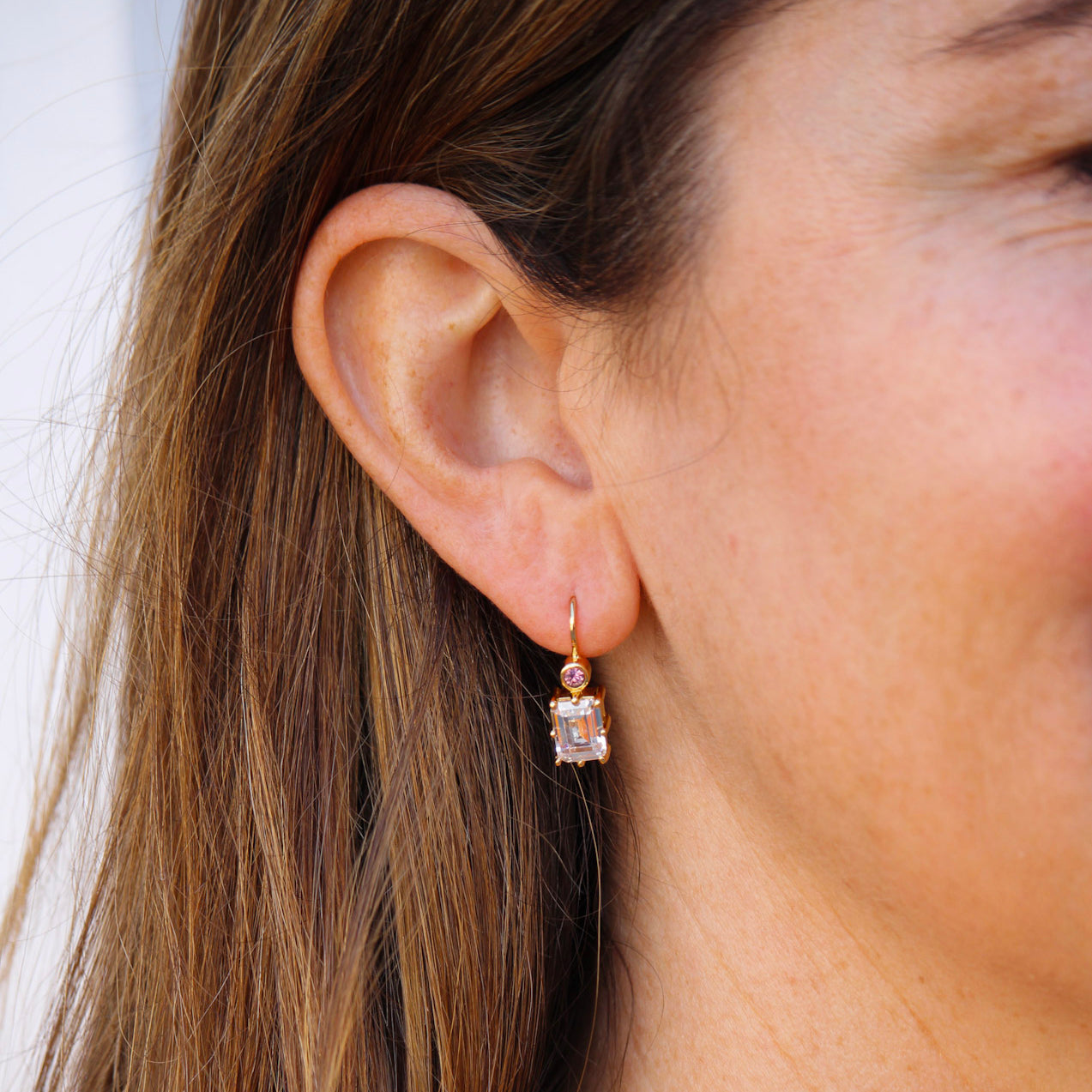 Goldbug Collection Birthstone Drop Earrings