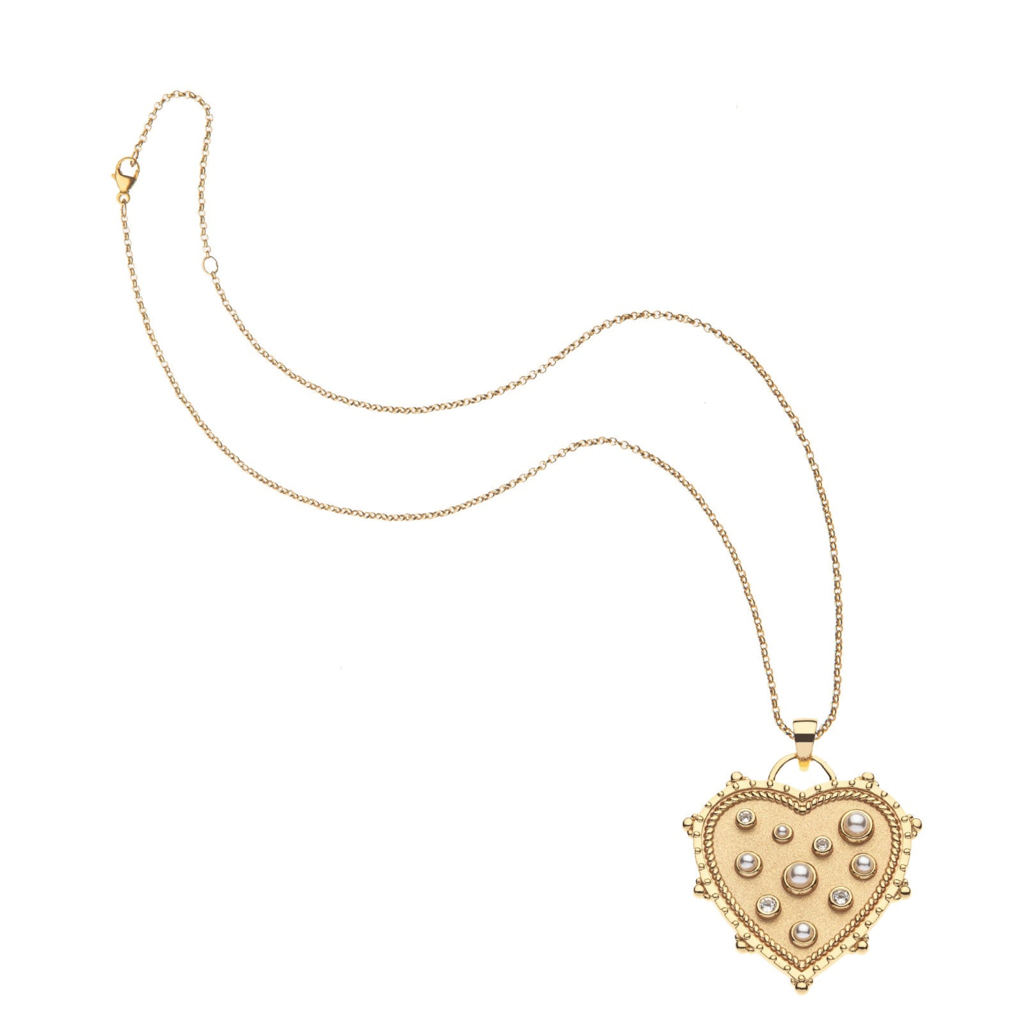 Jane Win LOVE in the Air Heart Pendant
