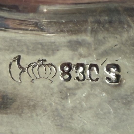 Art Deco German 830 Silver Wine Goblet