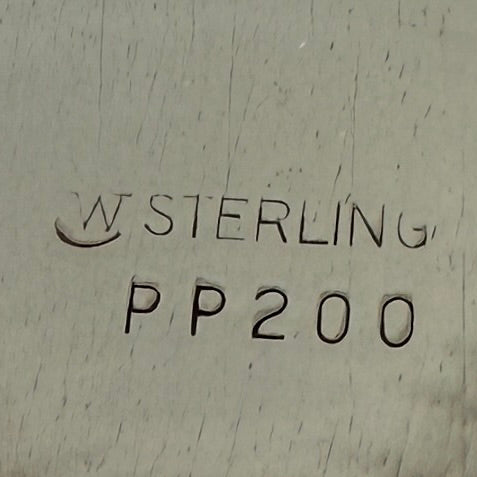 Vintage Watrous Sterling Silver Tumbler Cup PP200 5.25"