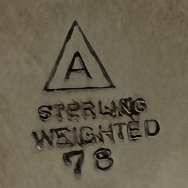 Vintage Sterling Silver Bud Vase 9.5"