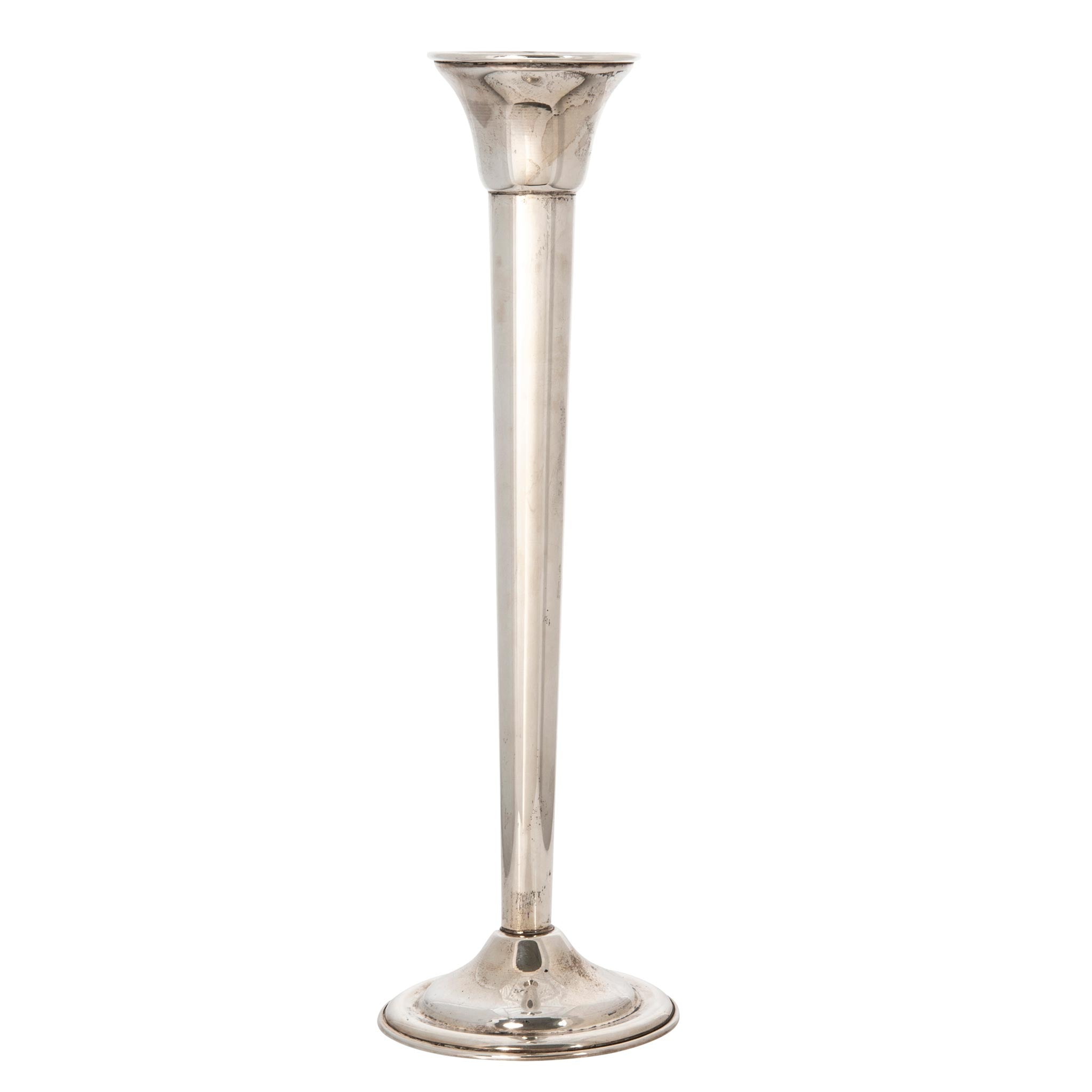 Vintage Sterling Silver Bud Vase 9.5"