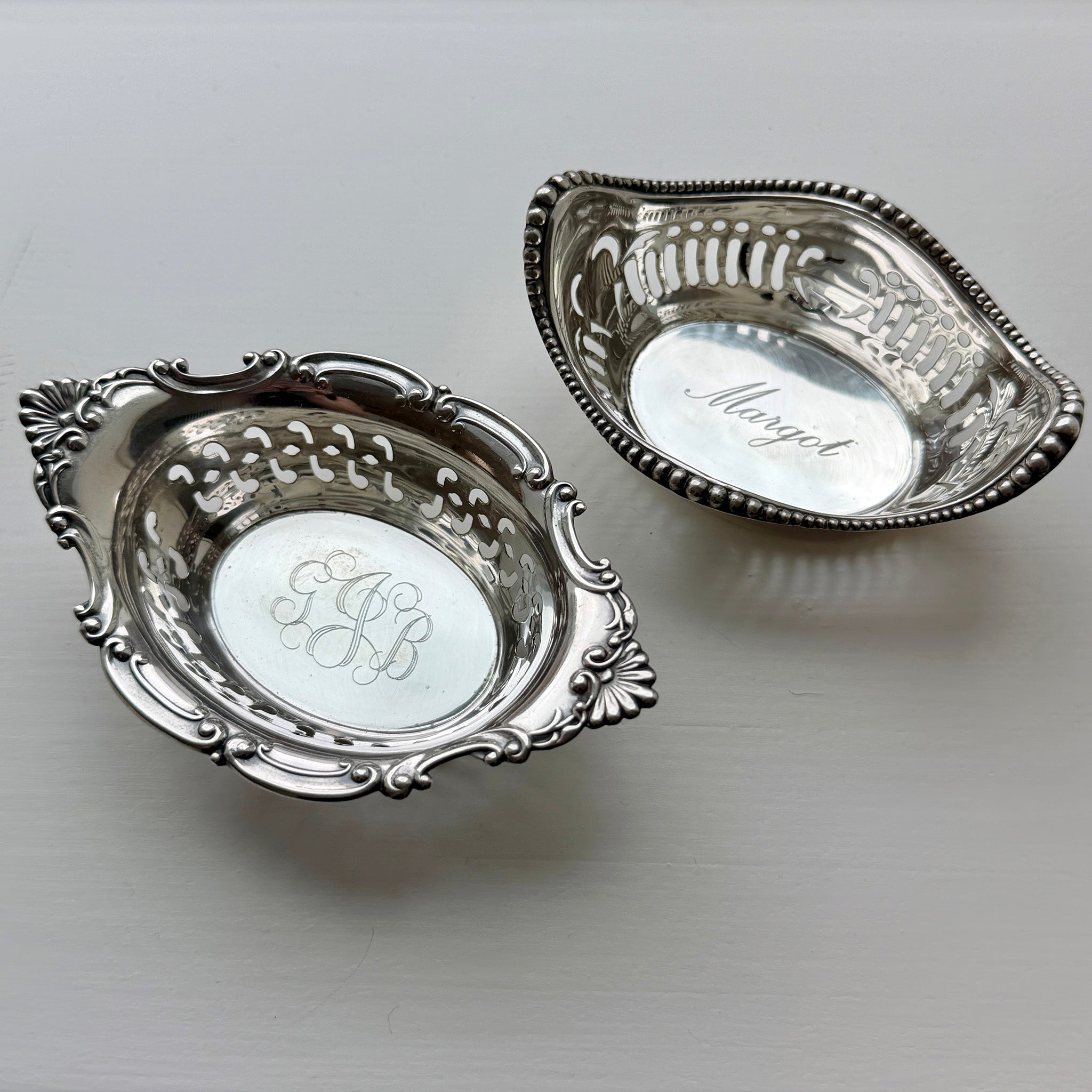 Vintage Gorham Sterling Silver Nut Dish | Cromwell Pattern A4780