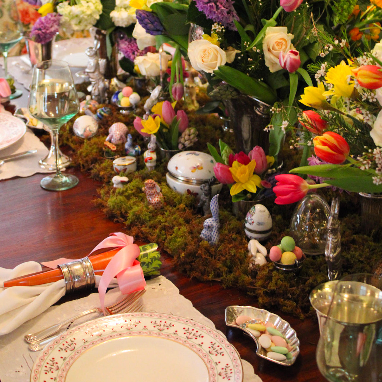 Vintage Sterling Silver Crescent-Shaped Bone Dish