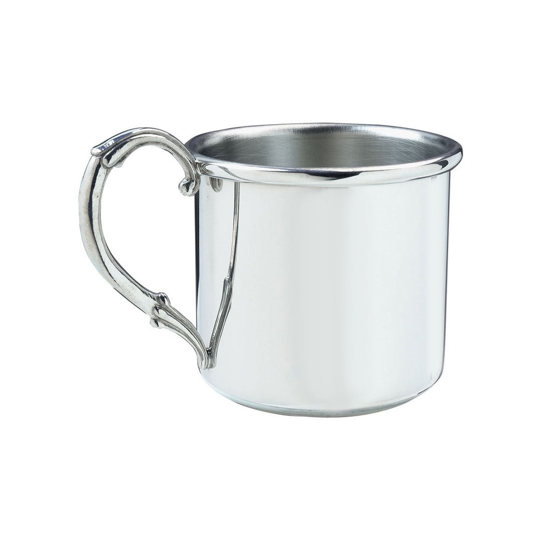 Pewter Easton Cross Baby Cup Back