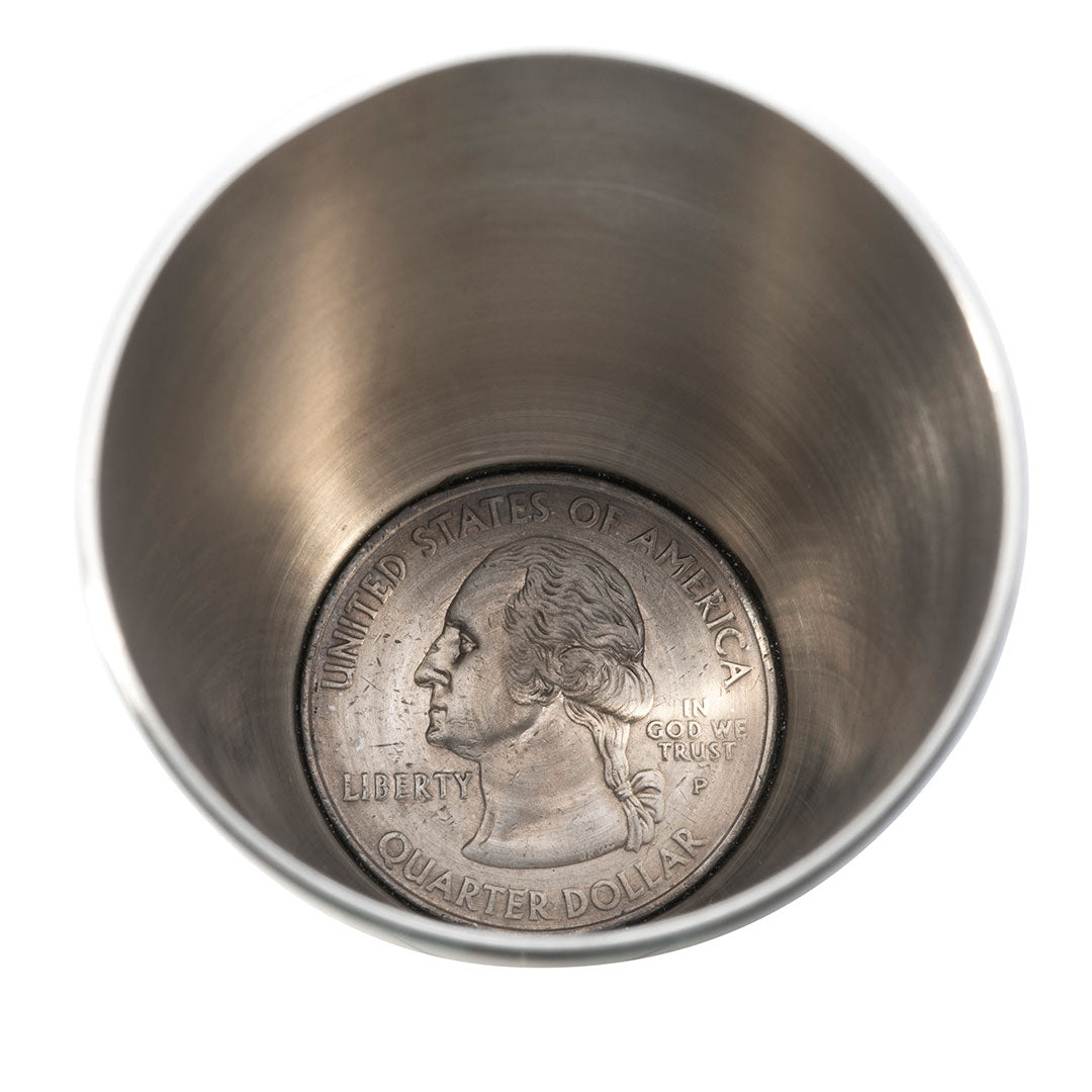 Pewter Jigger 2oz with SC State Quarter