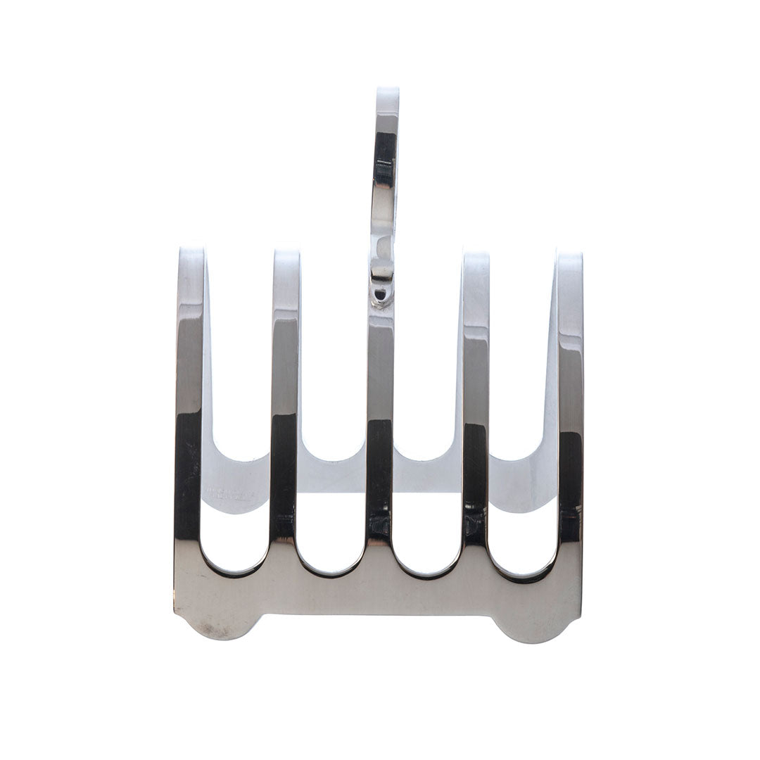 English Silver Plated Cathedral Toast Rack