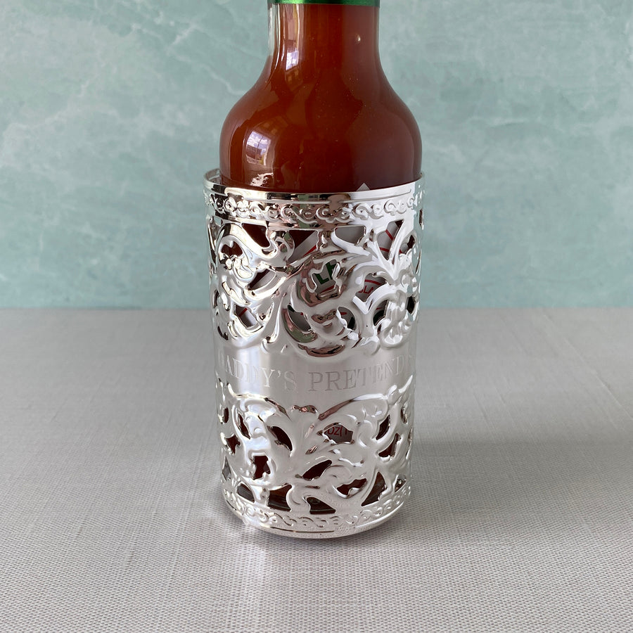 English Silver Plated Queen Anne Condiment Holder