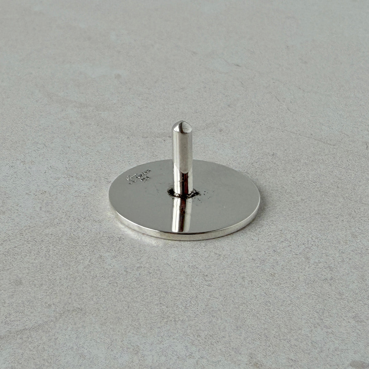 Sterling Silver Golf Ball Marker underside