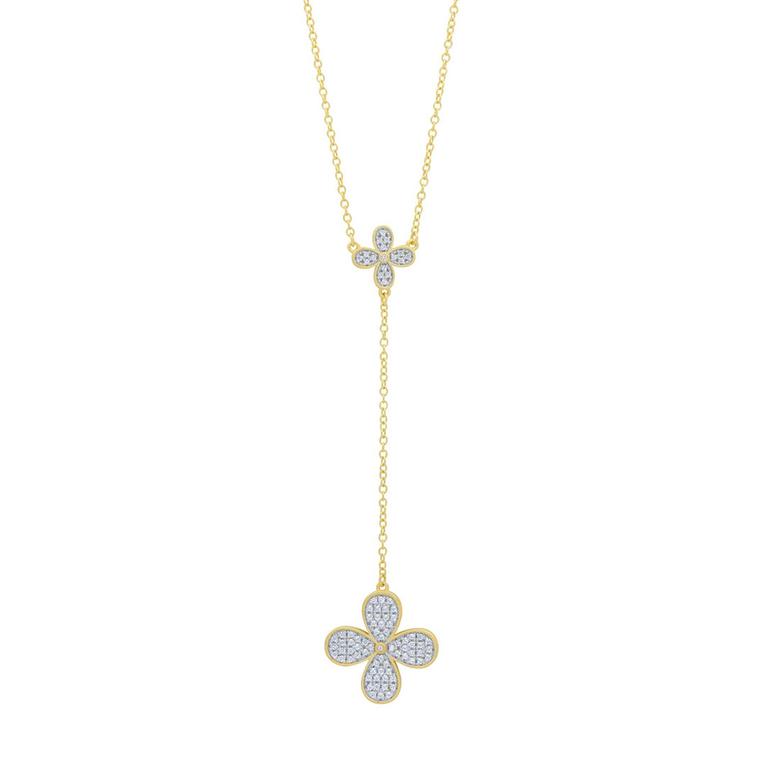Freida Rothman Blossoming Brilliance Lariat Necklace