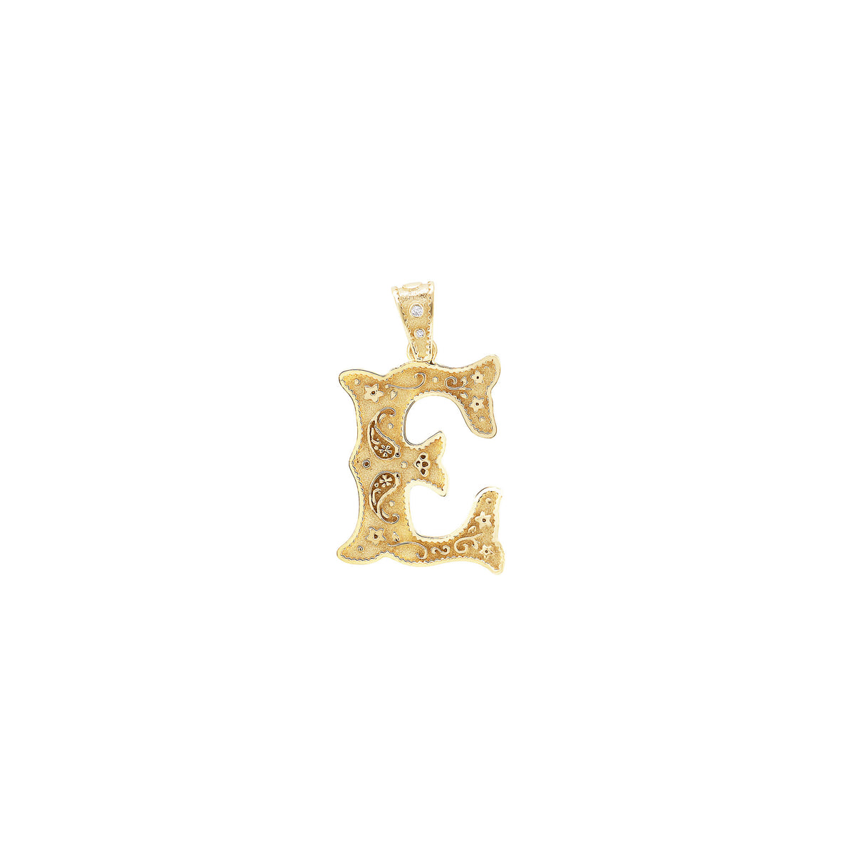 Marlo Laz Mini Southwestern Initial Charm E