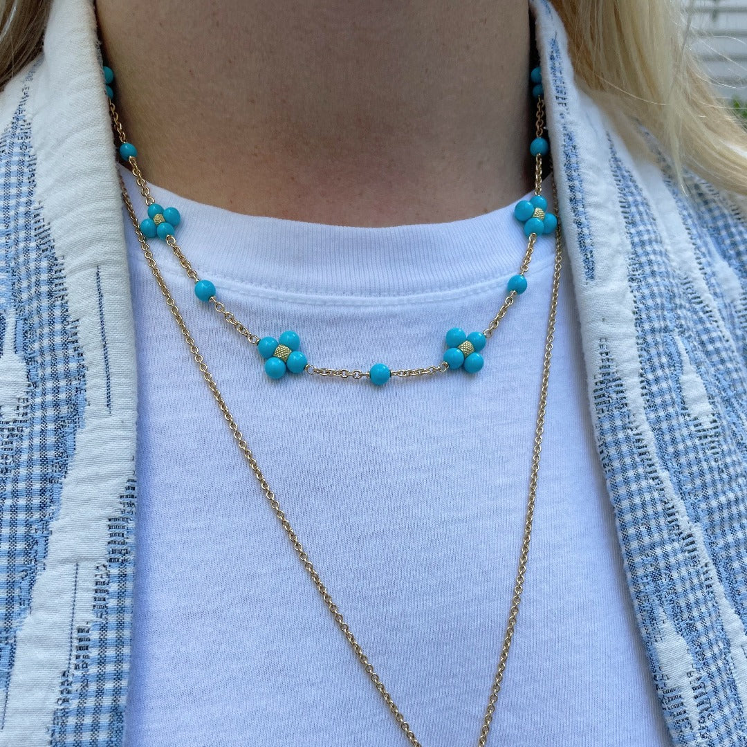 Paul Morelli Turquoise Sequence Necklace