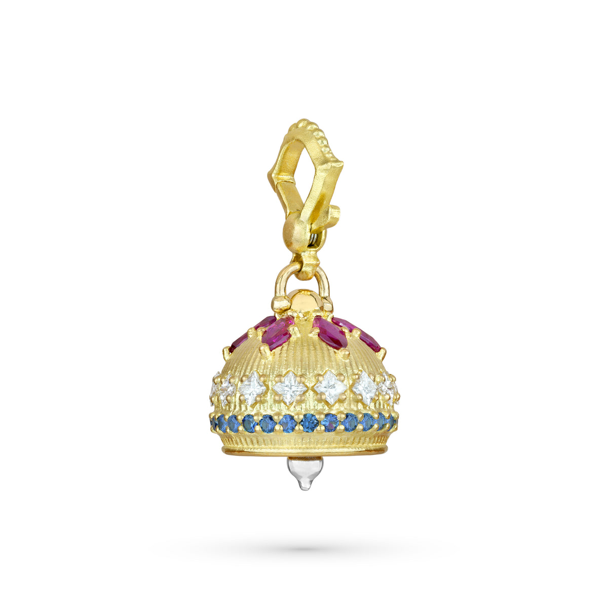 Paul Morelli Ruby, Diamond & Sapphire Meditation Bell 14mm