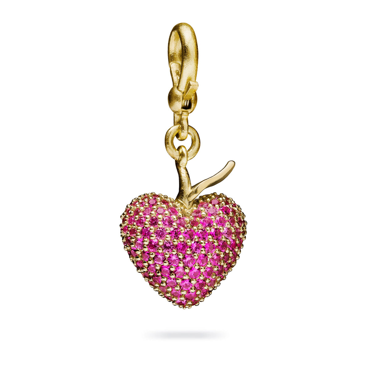 Paul Morelli Ruby Heart Berry Charm