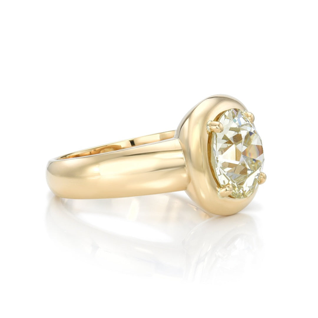 Buy quality 22K Gold Exclusive Single Stone Ring in Ahmedabad
