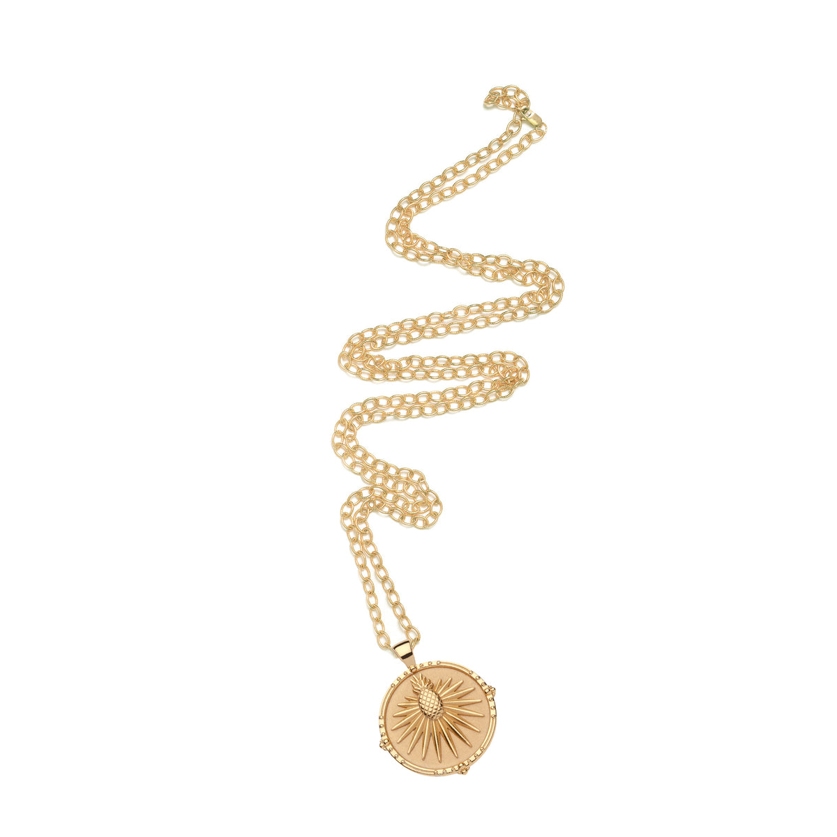 Jane Win CHARLESTON Original Coin Pendant Necklace