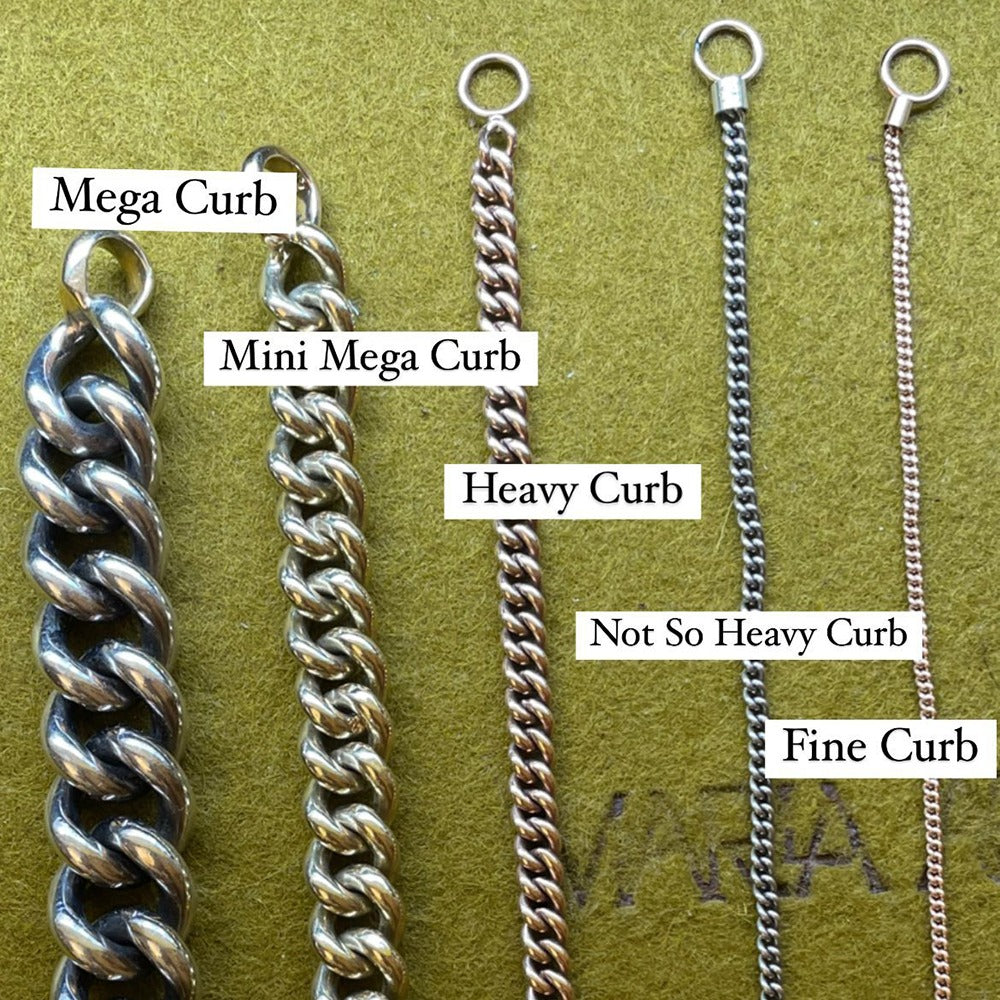 Marla Aaron Silver Not So Heavy Curb Chain Necklace