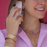 Emerald Cut Pink Sapphire & Diamond 14K Gold Ring