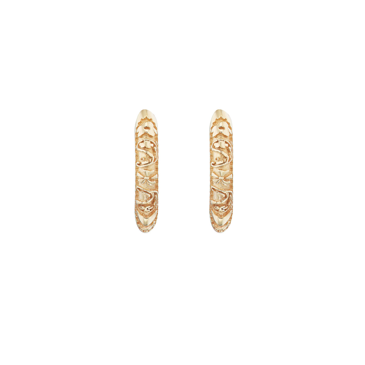 Marlo Laz Southwestern Hoop Earrings