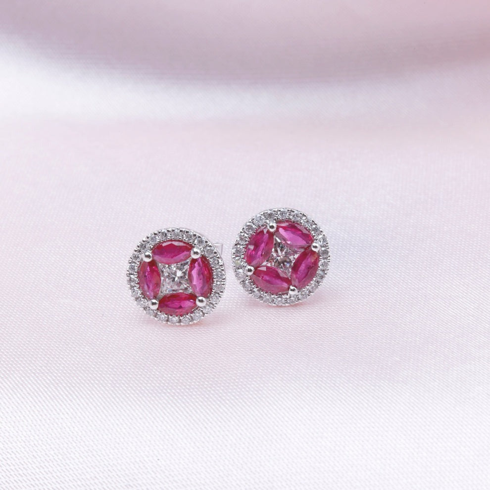 Marquise Stud Earrings