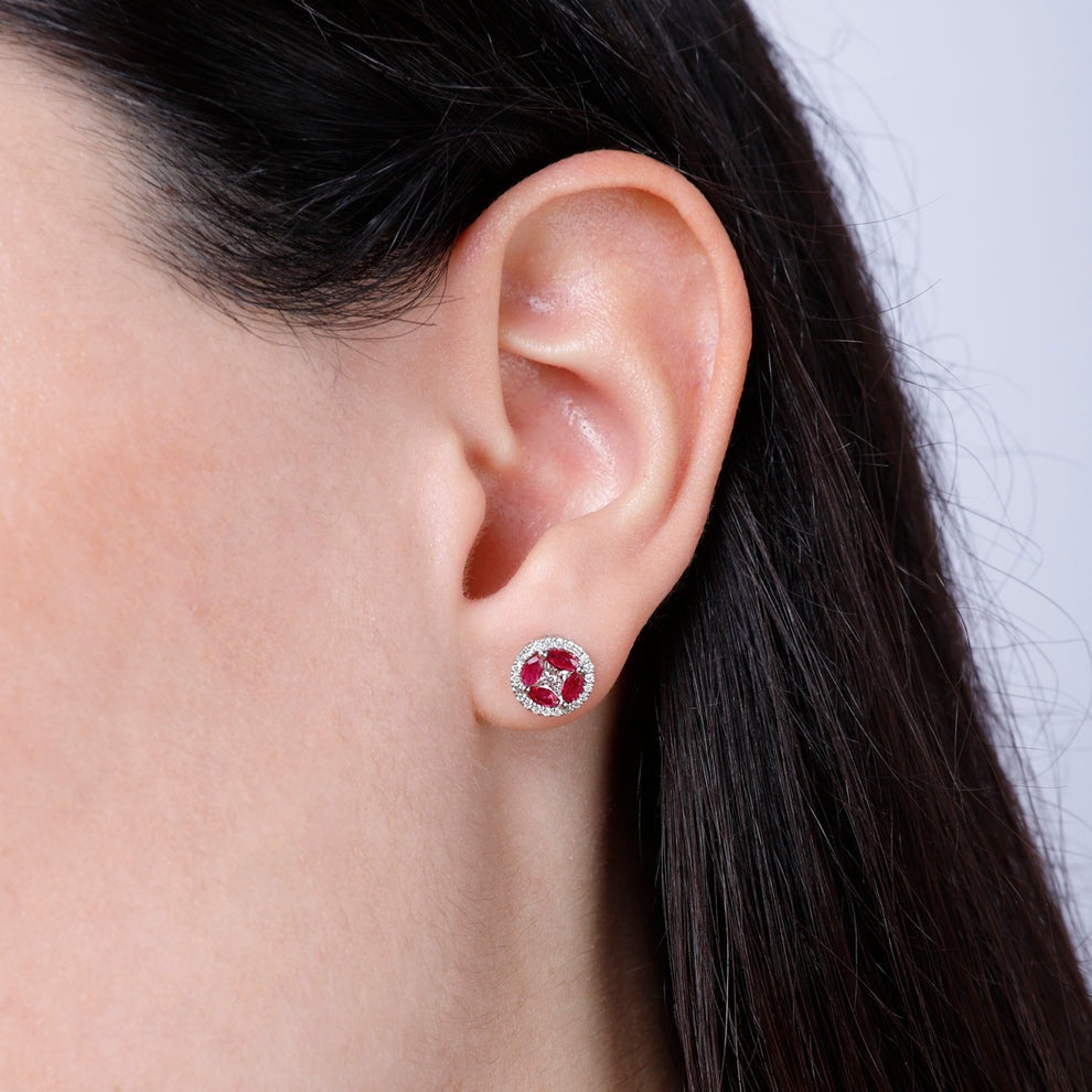 Marquise Stud Earrings