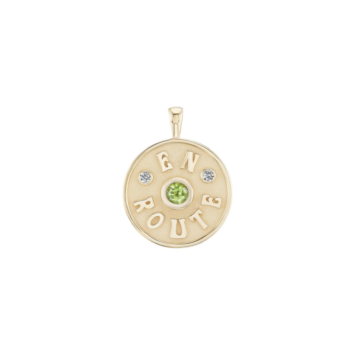 Marlo Laz Mini En Route Charm Peridot