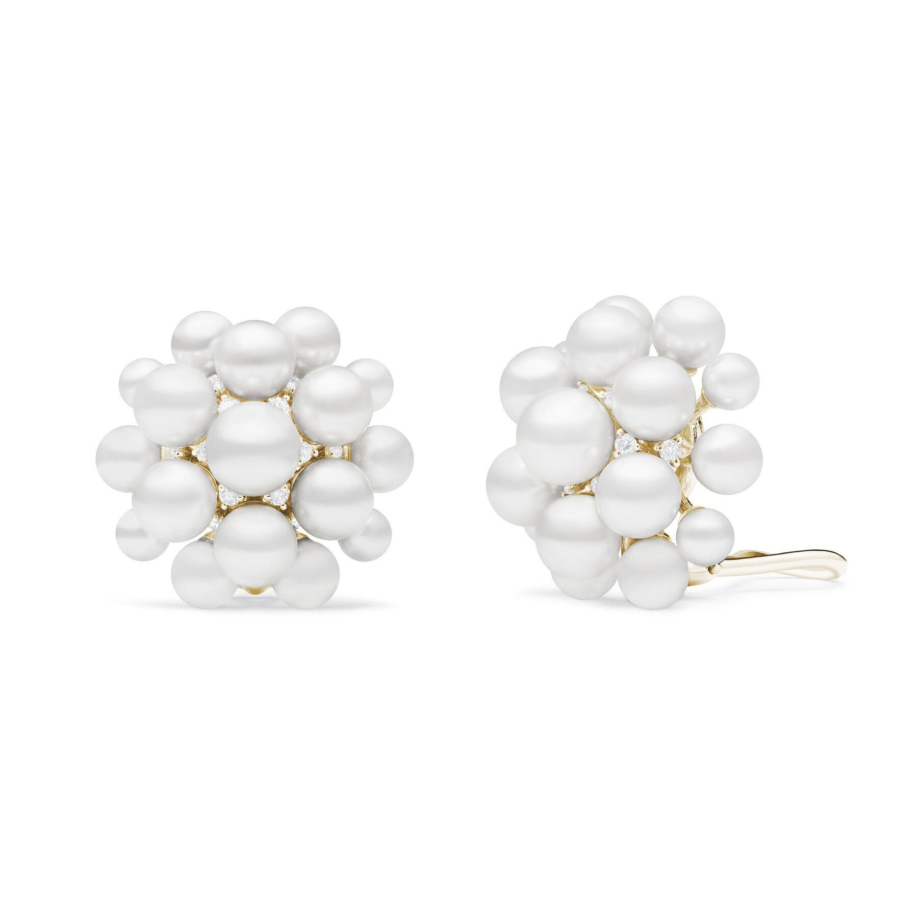 Paul Morelli Pearl Orbit Clip Earrings