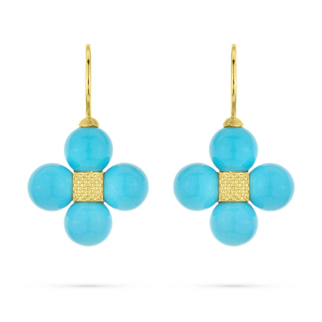 Paul Morelli Turquoise Sequence Drop Earrings