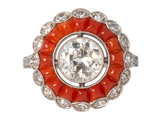 a close up of a ring