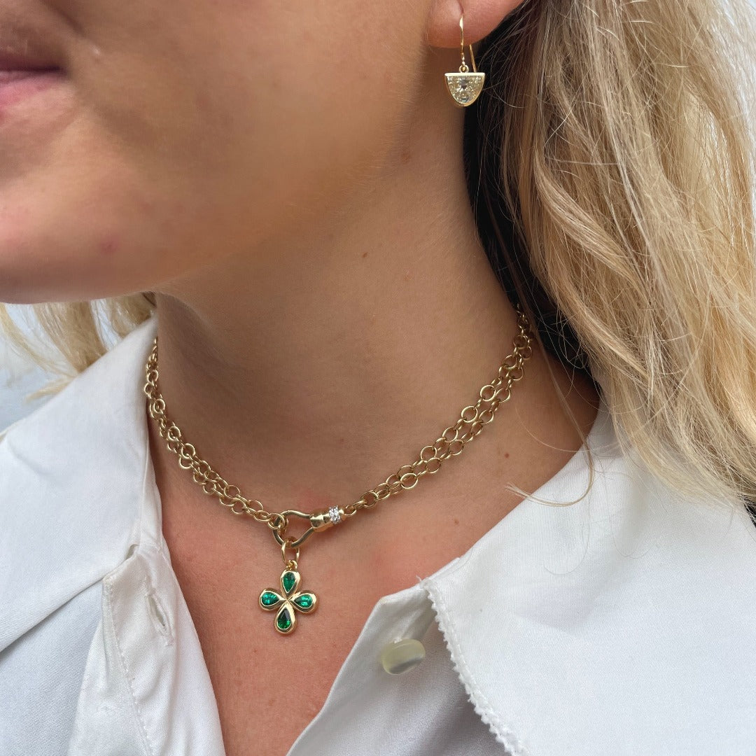 Single Stone Evren Chain Necklace
