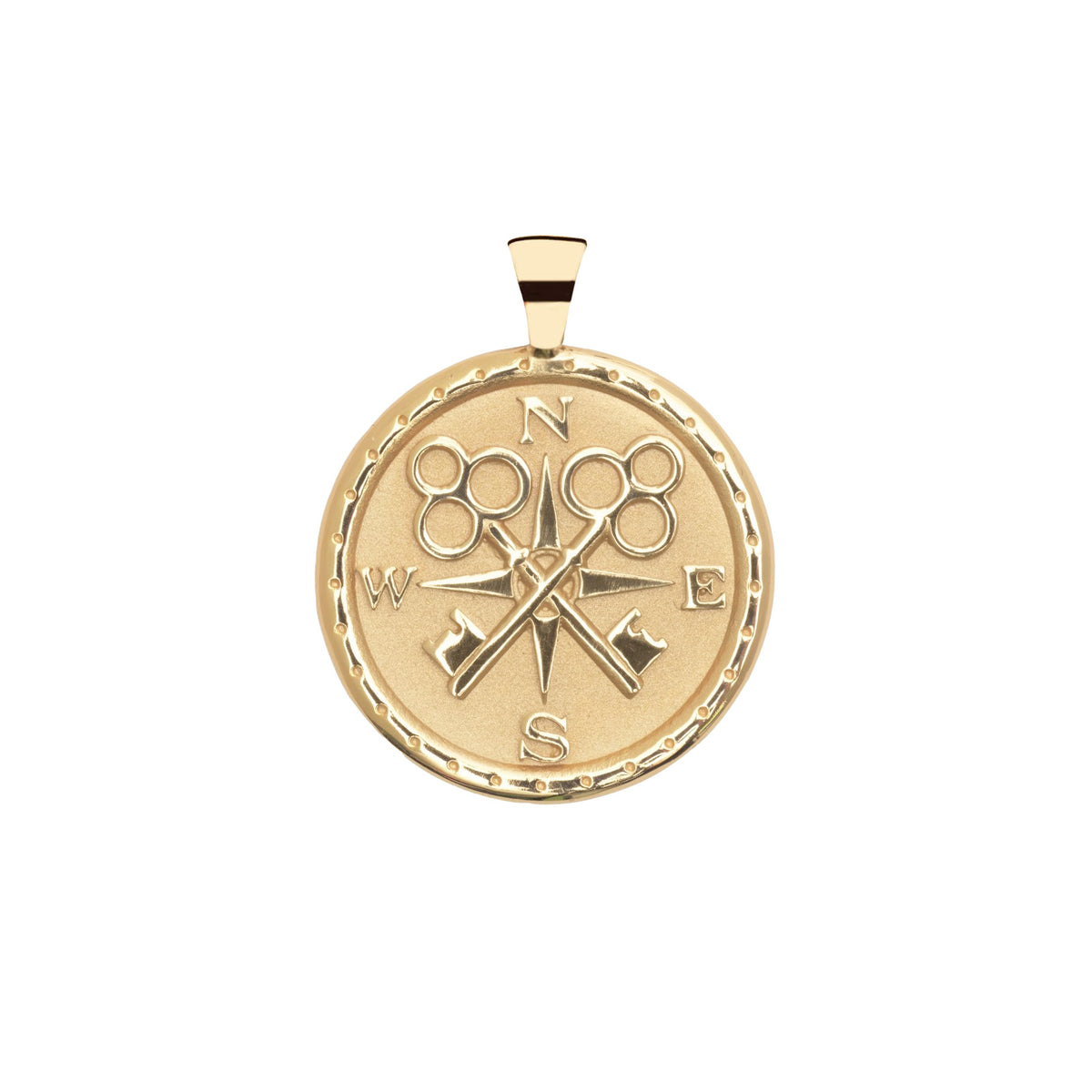 Jane Win FOREVER Original Coin Pendant Necklace