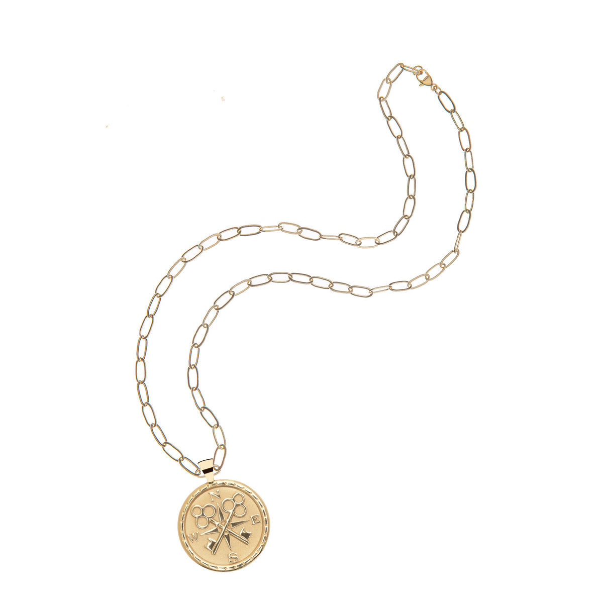 Jane Win FOREVER Original Coin Pendant Necklace