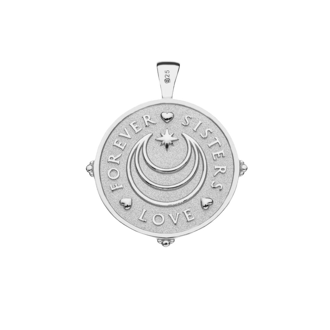 Jane Win SISTERS Forever Original Coin Pendant Necklace