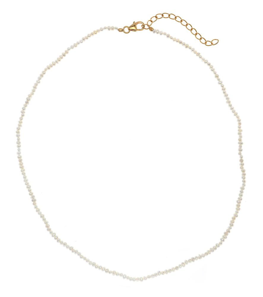 Goldbug Seed Pearl Necklace
