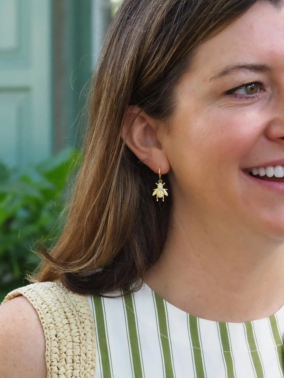 Goldbug Collection Summer Bug Drop Earrings