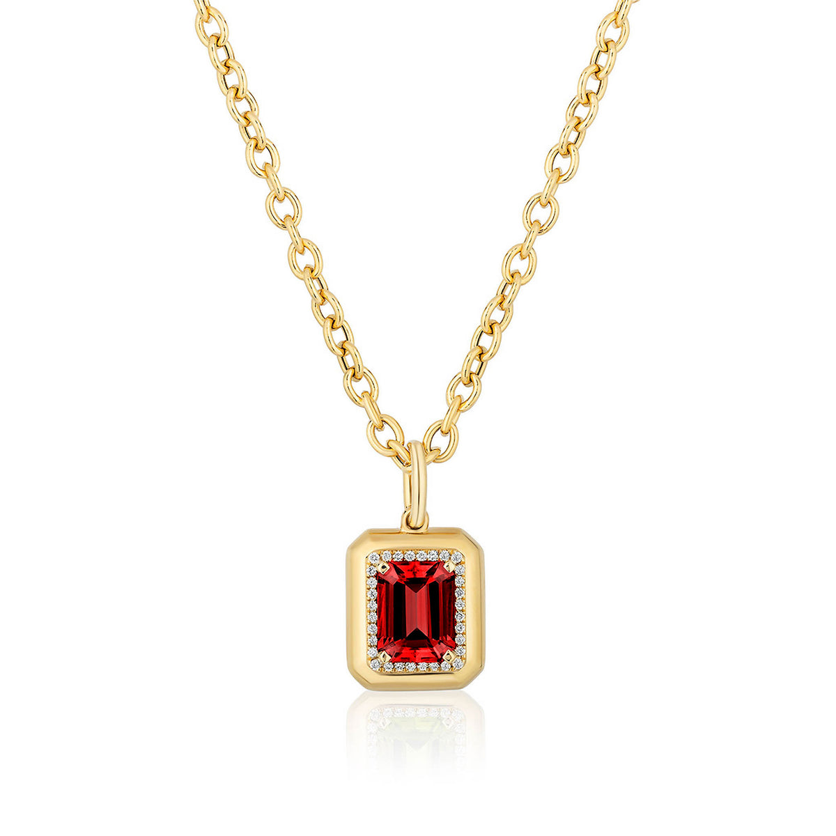 SHIROSE 3rd Necklace”S”(Gold)&ケース(RED)-Apple AirPods Max USB-C 