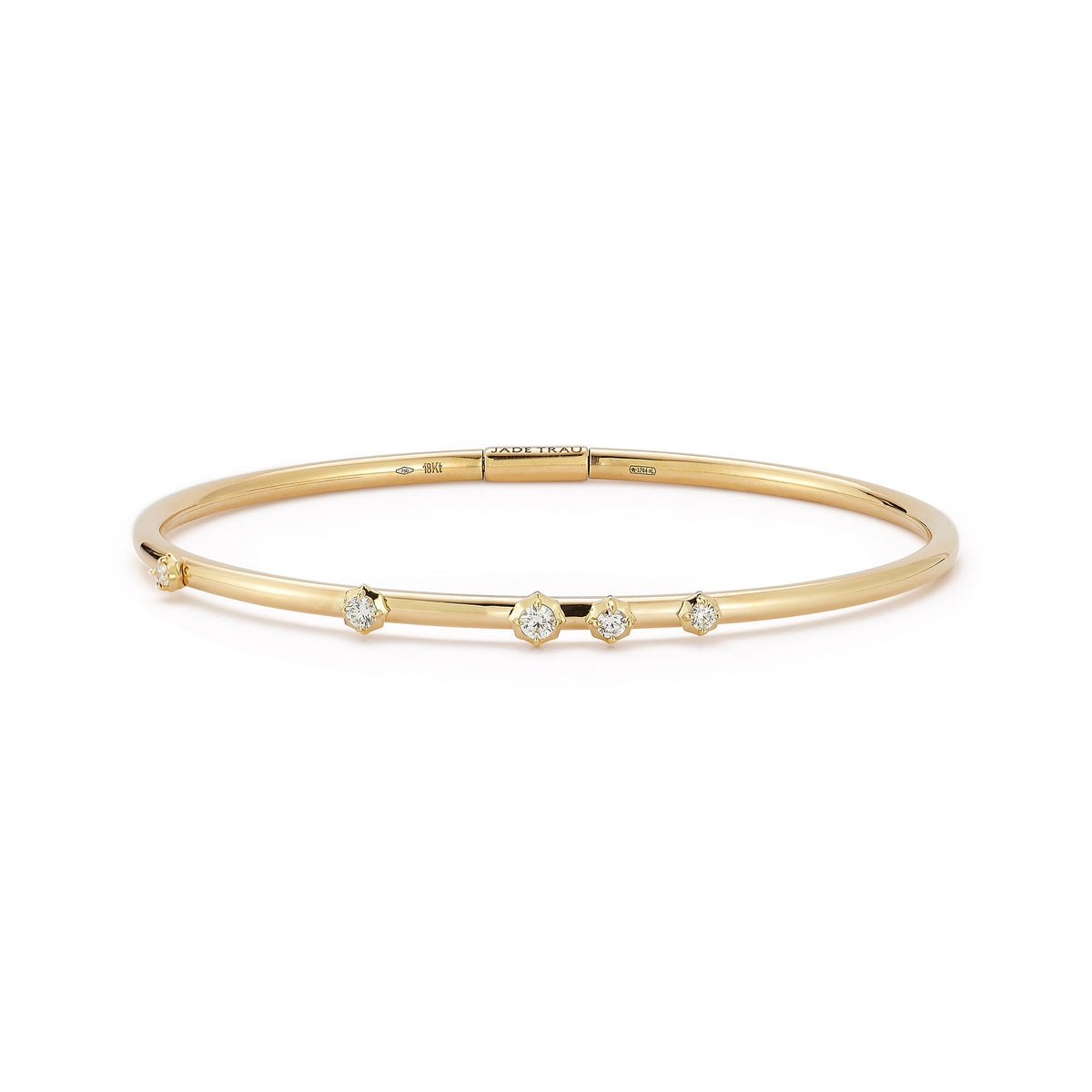 Jade Trau Constellation Diamond Plié Bangle