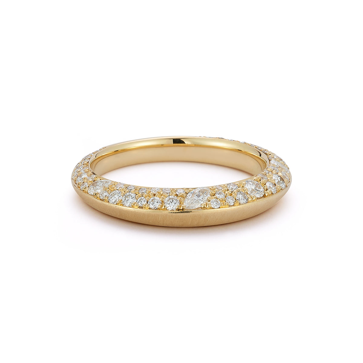 Jade Trau Frankie Half Diamond Stacking Band