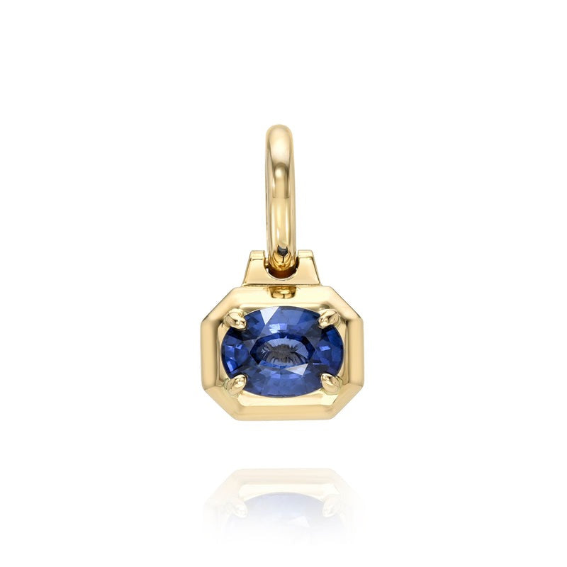 Single Stone Sapphire Lola Pendant