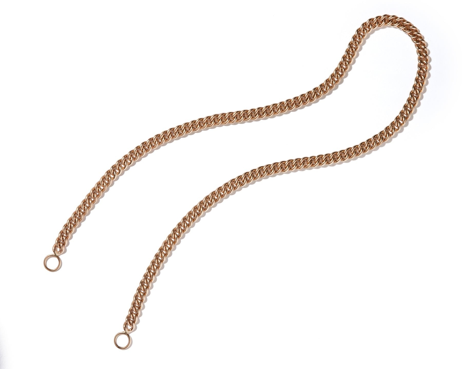 Marla Aaron 14K Yellow Gold Heavy Curb Chain Necklace