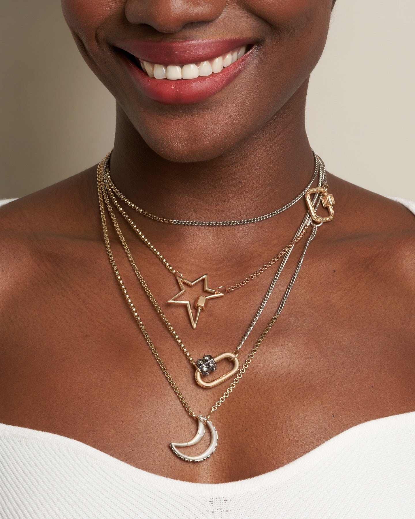 Marla Aaron 14K Gold Consuelo Lock