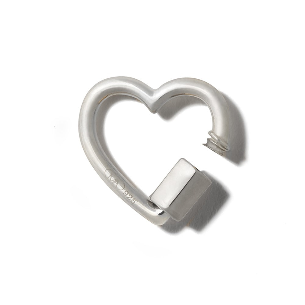 Marla Aaron Silver Heart Lock