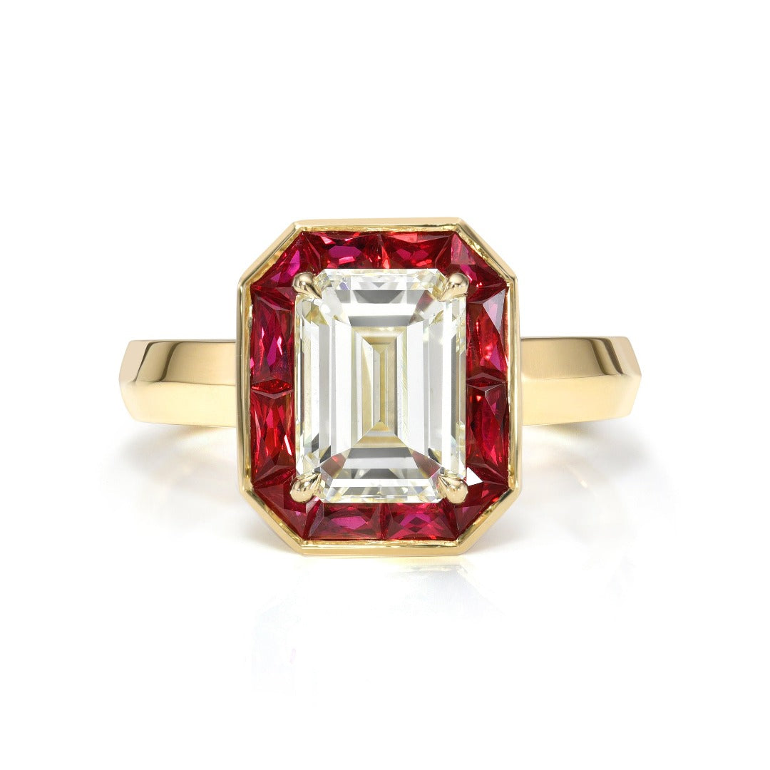 Single Stone Ruby Maria Ring