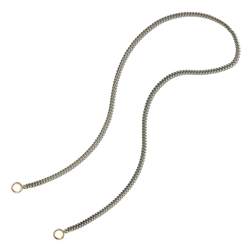 Marla Aaron Silver Not So Heavy Curb Chain Necklace 16"