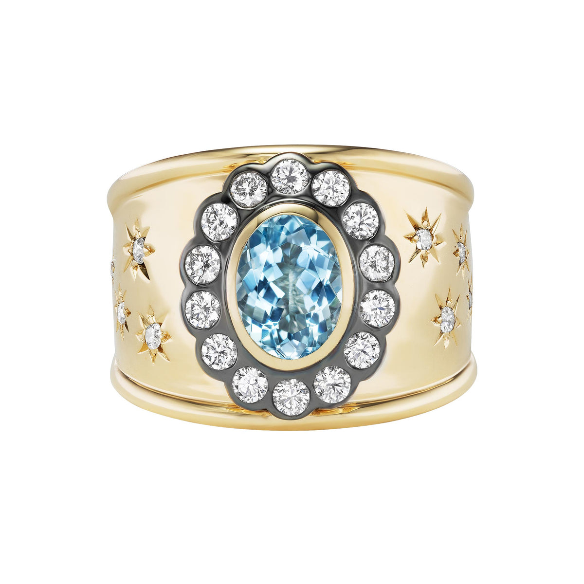 Marlo Laz Aquamarine Lexi Cigar Band